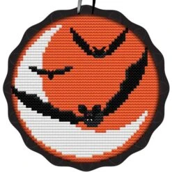 Spooky Ornament Batty Moon