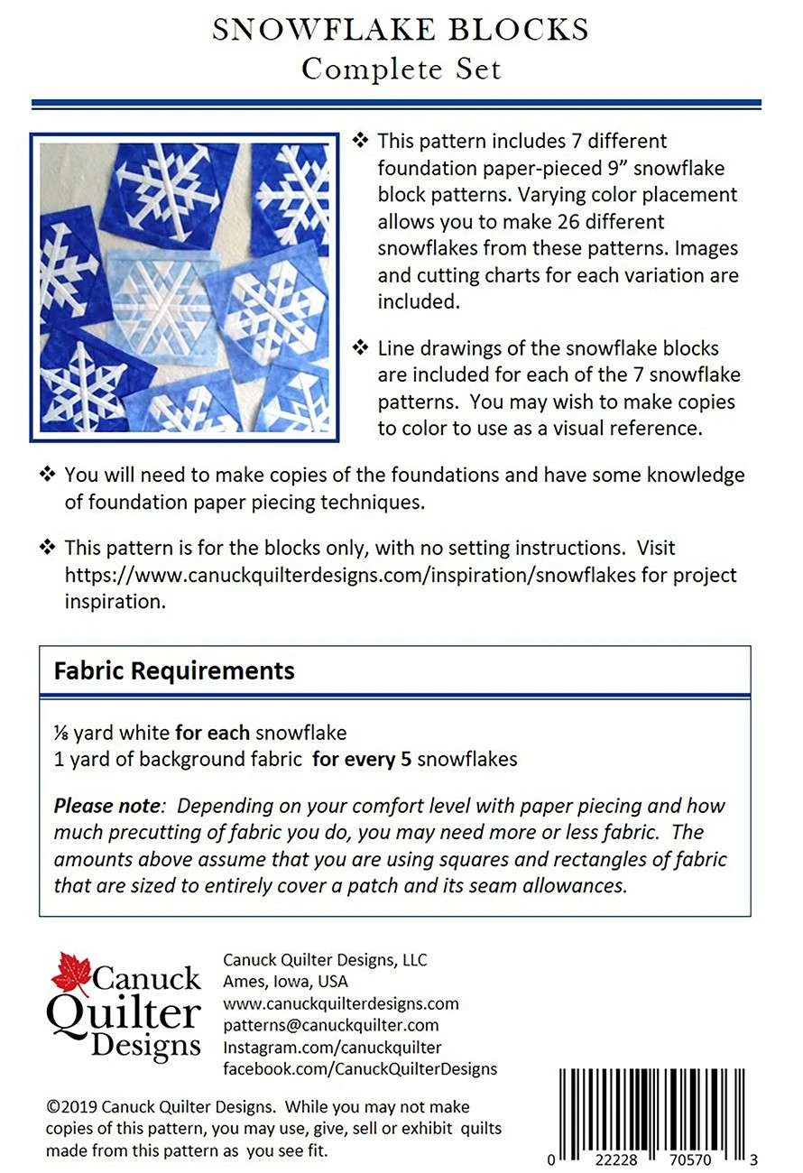 Snowflake Blocks Complete Set 1 Snowflake Blocks Complete Set