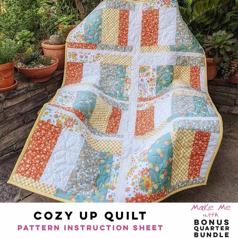 Cozy Up Quilt - 6-Piece Bonus Quarter Bundle Pattern 1 Cozy Up Quilt - 6-Piece Bonus Quarter Bundle Pattern
