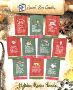 Holiday Recipe Collection By Lunch Box Quilts
