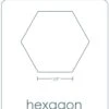 2-1/4in Hexagon EPP Iron-On X 50