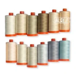 Edyta Sitar Signature Style 50-Weight 12 Large Spools Thread Collection From Aurifil -Keepsake Quilting Shop ES50SS12 02