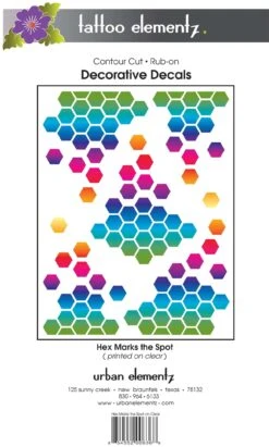 Tattoo Elementz Hex Marks The Spot Tattoo On Clear