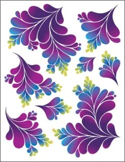 Tattoo Elementz Decal Tapestry (Printed On Clear)