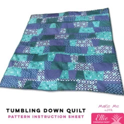 Tumbling Down Quilt - Ellie Pineapple Pack Pattern