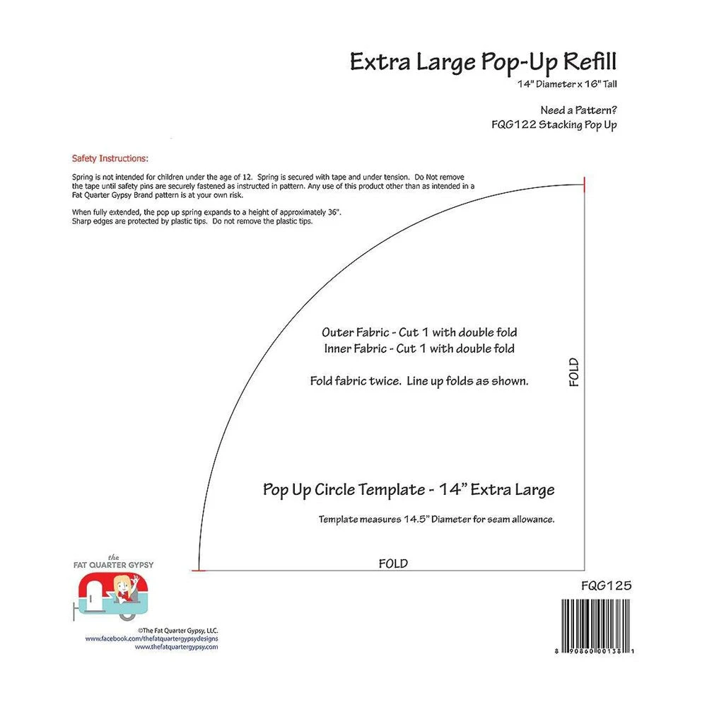 Extra Large 14in Pop-Up Refill 2 Extra Large 14in Pop-Up Refill - Image 2