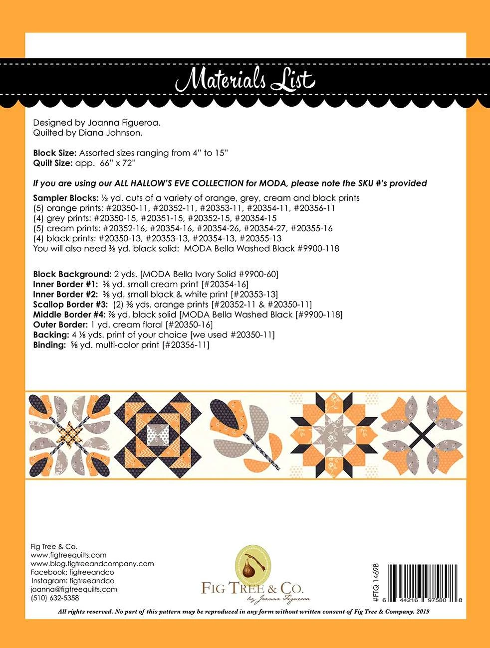 Halloween Figs Quilt Pattern By Joanna Figueroa 2 Halloween Figs Quilt Pattern By Joanna Figueroa - Image 2