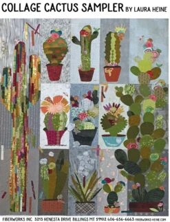 Collage Cactus Sampler Quilt Pattern By Laura Heine