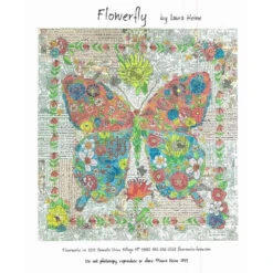 Flowerfly A Butterfly Collage Pattern
