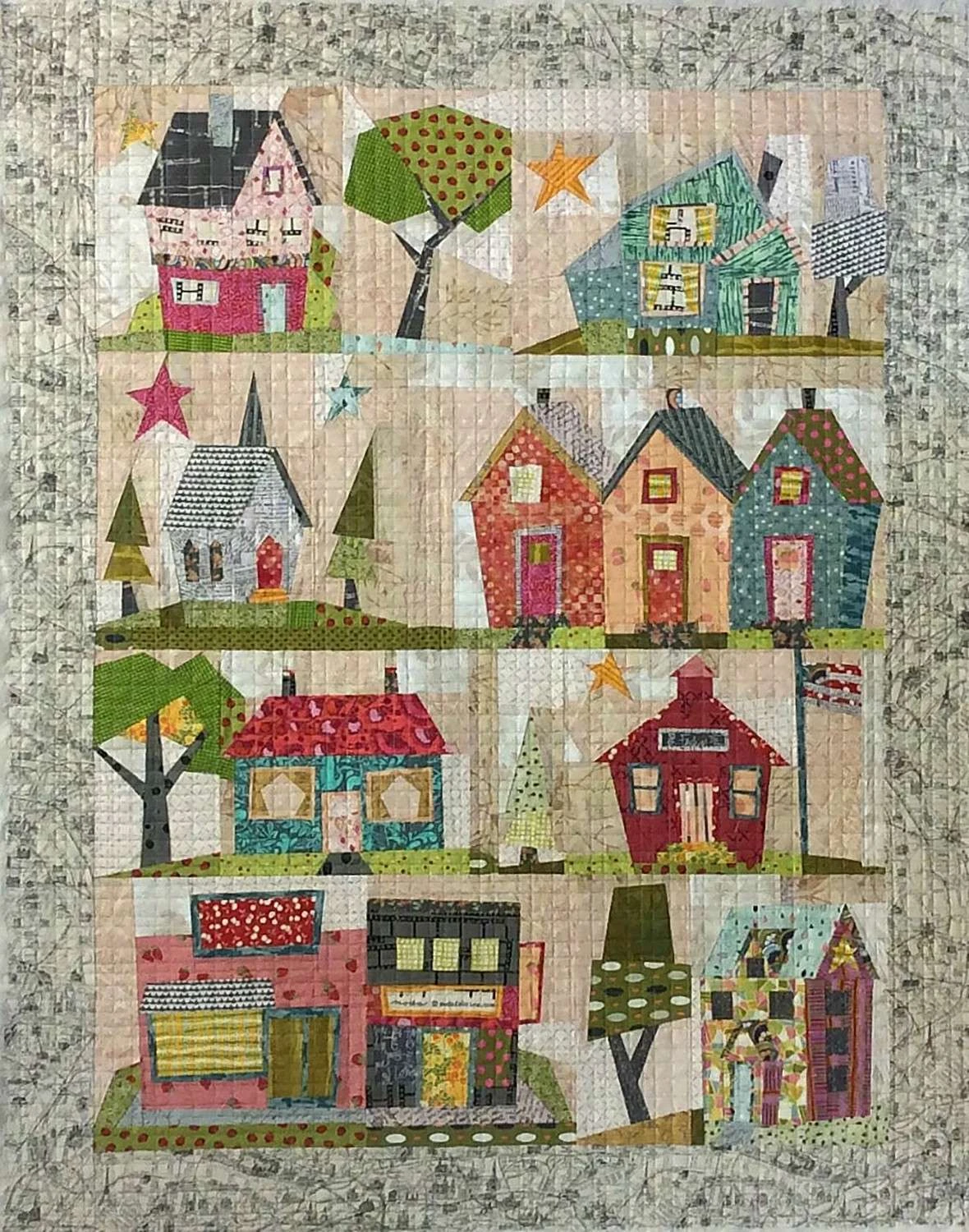 My Kinda Town Quilt Pattern By Laura Heine And Peggy :Larsen 1 My Kinda Town Quilt Pattern By Laura Heine And Peggy :Larsen