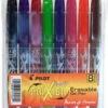 Frixion Pen Assortment 8 Pack Fine Point 0.7mm Heat Erase