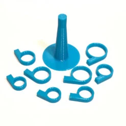 1/4in Guide Ring Blue