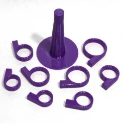 1/4in Guide Ring Purple