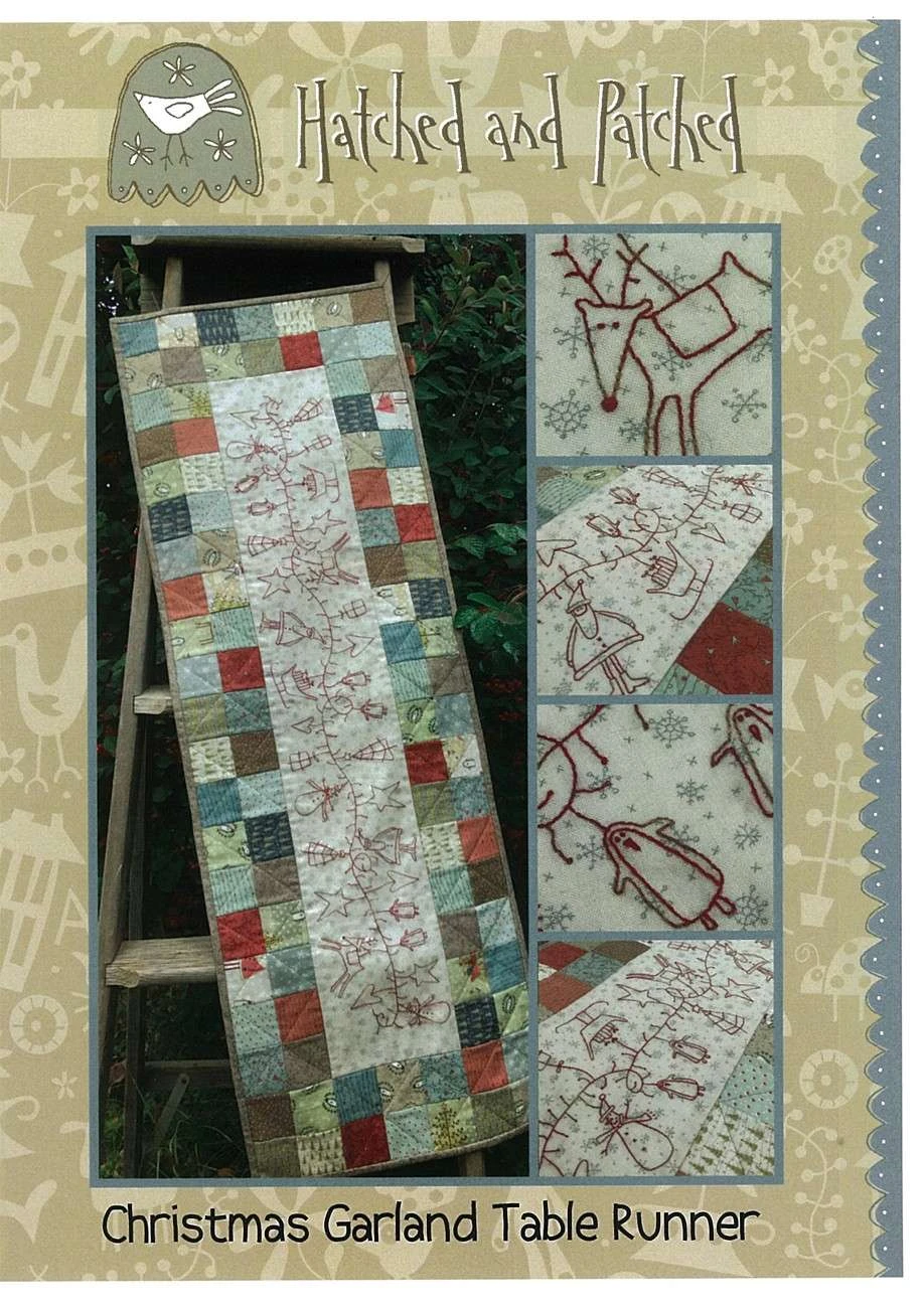 Christmas Garland Table Market Runner Pattern 1 Christmas Garland Table Market Runner Pattern