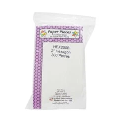 Paper Piece Hexagon Pack 2in 300pc