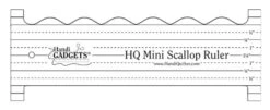 Mini Scallop Ruler