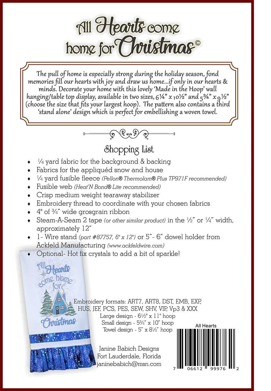 All Hearts Come Home For Christmas Table Top Display Pattern 4 All Hearts Come Home For Christmas Table Top Display Pattern - Image 4