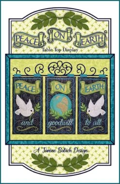 Peace On Earth Table Top Display Pattern