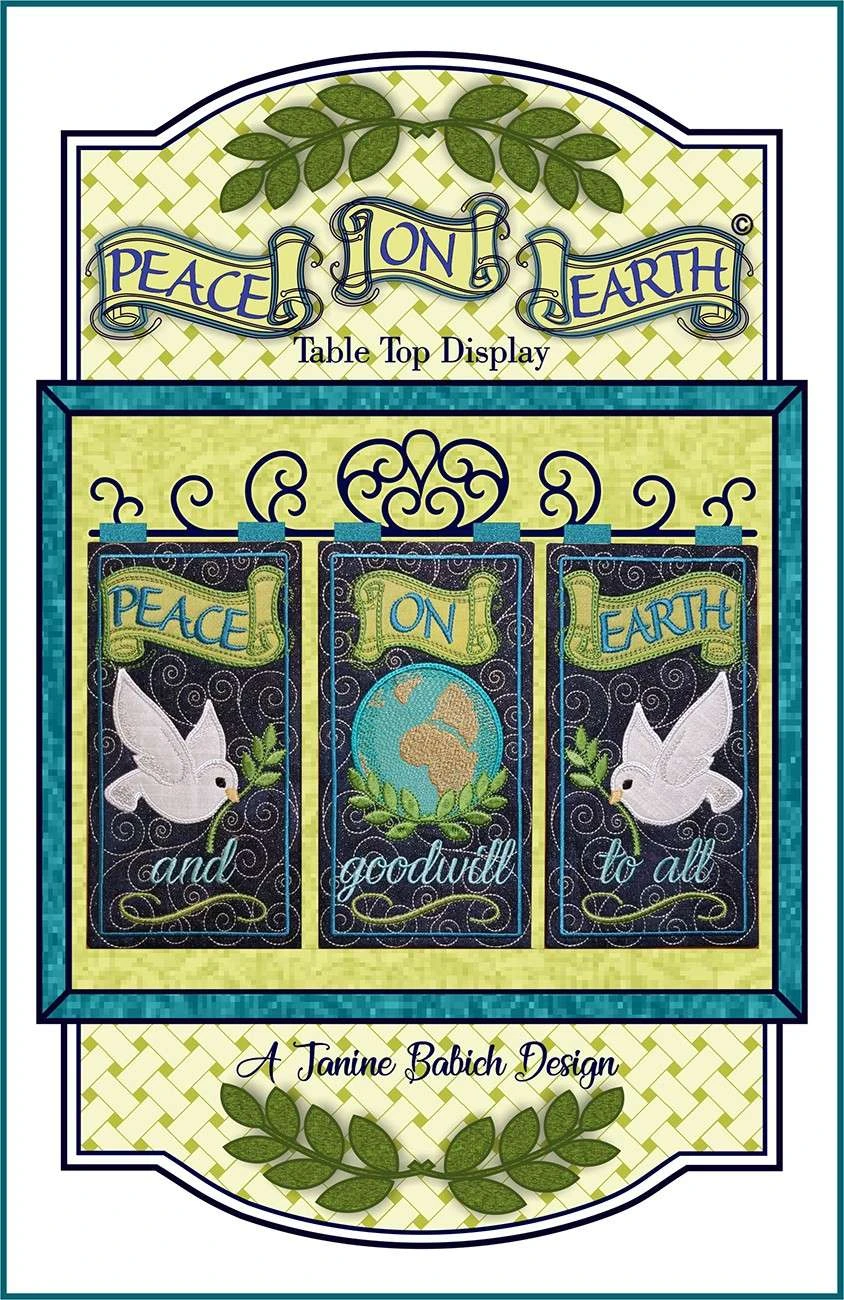Peace On Earth Table Top Display Pattern 1 Peace On Earth Table Top Display Pattern