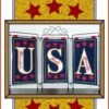 USA Table Top Display Pattern By Janine Babich