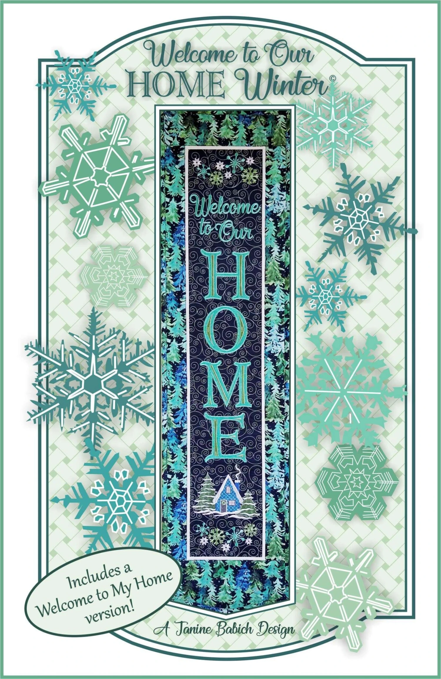 Welcome To Our Home - Winter Pattern 1 Welcome To Our Home - Winter Pattern