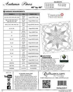 Autumn Pines Pattern By Judy And Brad Niemeyer 7 Autumn Pines Pattern By Judy And Brad Niemeyer -Keepsake Quilting Shop JNQ00237P1 02 d3073598 969f 42ae a426 52fe21787eb8