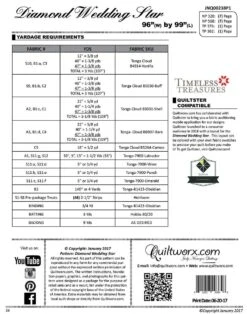 Diamond Wedding Star Pattern By Judy And Brad Niemeyer 7 Diamond Wedding Star Pattern By Judy And Brad Niemeyer -Keepsake Quilting Shop JNQ00238P1 02 552813f5 20be 4da3 b31f e72def1e3846