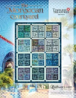 Moroccan Courtyard Quilt Pattern By Judy Niemeyer