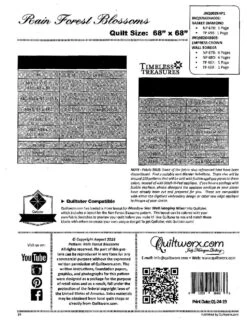 Rain Forest Blossoms Pattern By Judy And Brad Niemeyer 3 Rain Forest Blossoms Pattern By Judy And Brad Niemeyer -Keepsake Quilting Shop JNQ00264P1 02 2d92ef1e 54d1 49c3 9524 1629ce976889