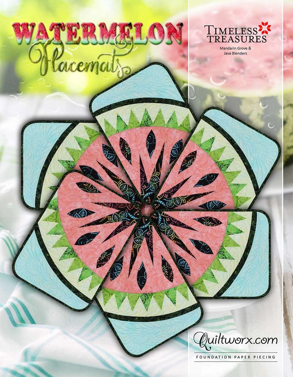 Watermelon Placemats Pattern By Judy And Brad Niemeyer 1 Watermelon Placemats Pattern By Judy And Brad Niemeyer