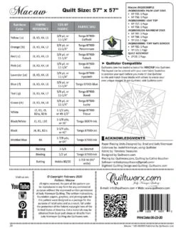 Macaw 3 Macaw -Keepsake Quilting Shop JNQ00268P12 02