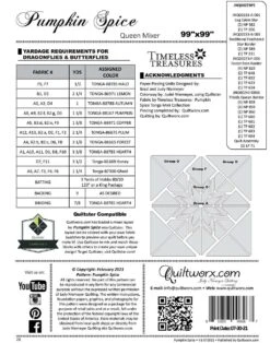 Pumpkin Spice Pattern 3 Pumpkin Spice Pattern -Keepsake Quilting Shop JNQ00273P5 02