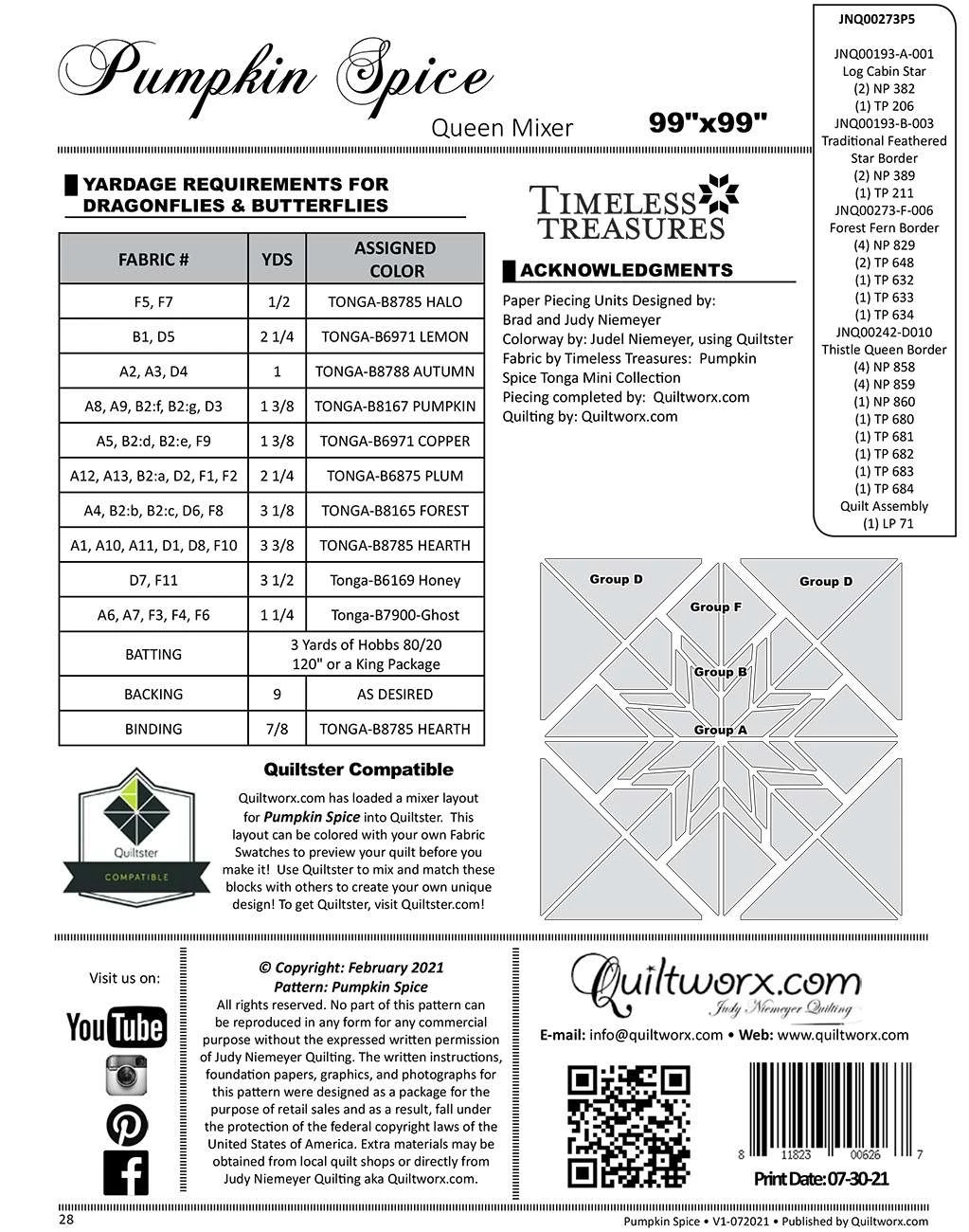 Pumpkin Spice Pattern 2 Pumpkin Spice Pattern - Image 2