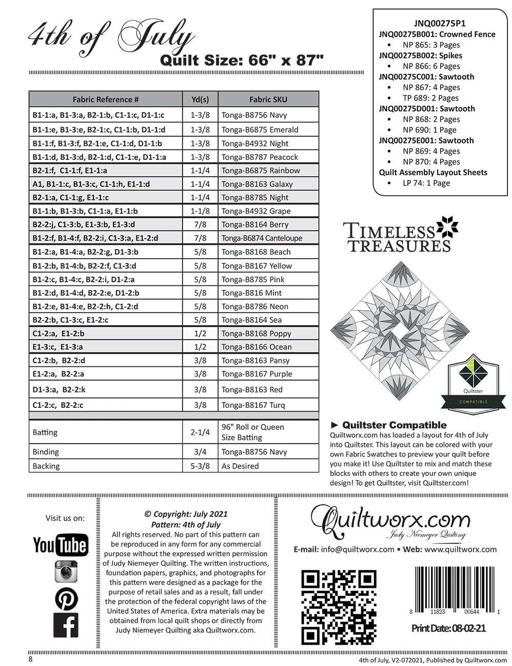 4th Of July Pattern 4 4th Of July Pattern - Image 4