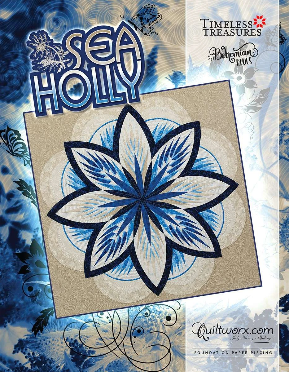Sea Holly Quilt Pattern By Judy Niemeyer 1 Sea Holly Quilt Pattern By Judy Niemeyer