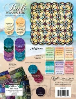 Bali Wedding Star Pattern By Judy And Brad Niemeyer -Keepsake Quilting Shop JNQ136P 02 e83b6656 87e2 49e8 8e42 7cd3d28c9995