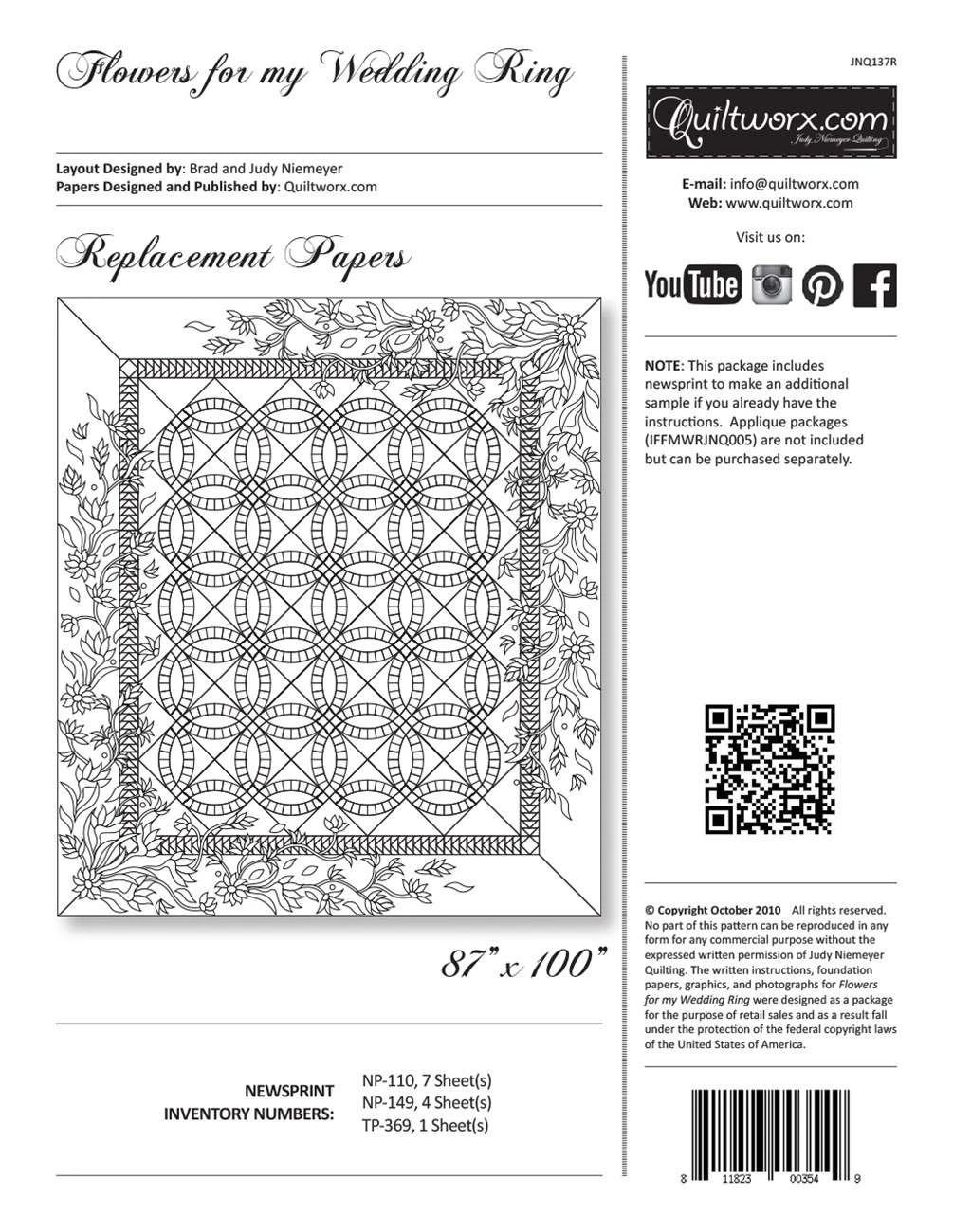 Flowers For My Wedding Replacement Papers 1 Flowers For My Wedding Replacement Papers