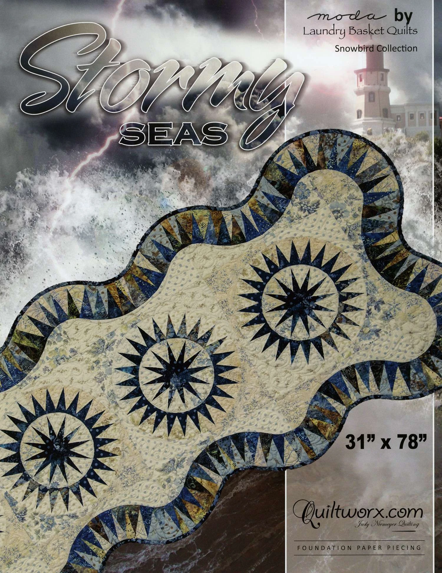 Stormy Seas Table Runner Pattern By Judy Niemeyer 1 Stormy Seas Table Runner Pattern By Judy Niemeyer