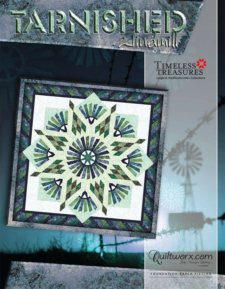 Tarnished Windmill N2018 Quilt Pattern By Judy Niemeyer 1 Tarnished Windmill N2018 Quilt Pattern By Judy Niemeyer