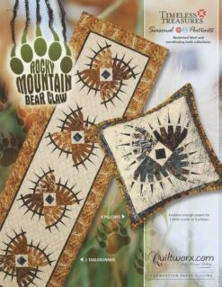 Rocky Mountain Bear Claw Table Runner Pattern By Judy Niemeyer