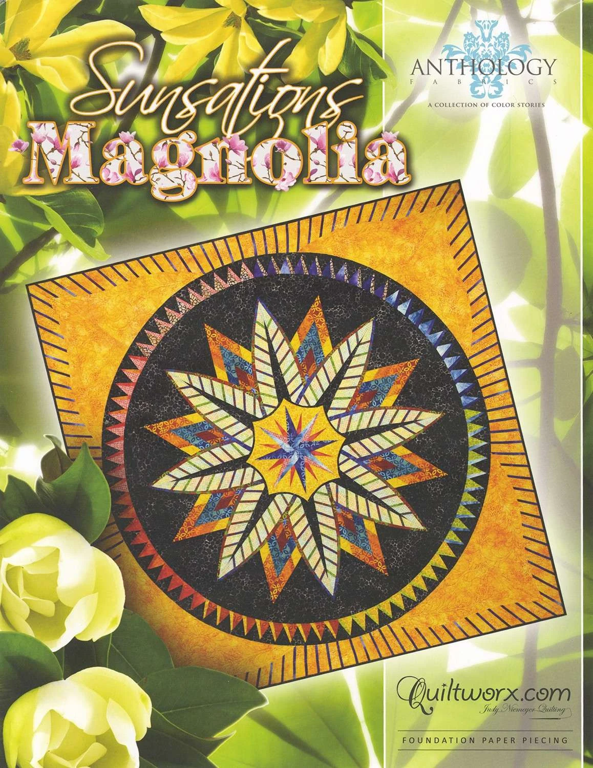 Sunsations Magnolia Quilt Pattern By Judy Niemeyer 1 Sunsations Magnolia Quilt Pattern By Judy Niemeyer