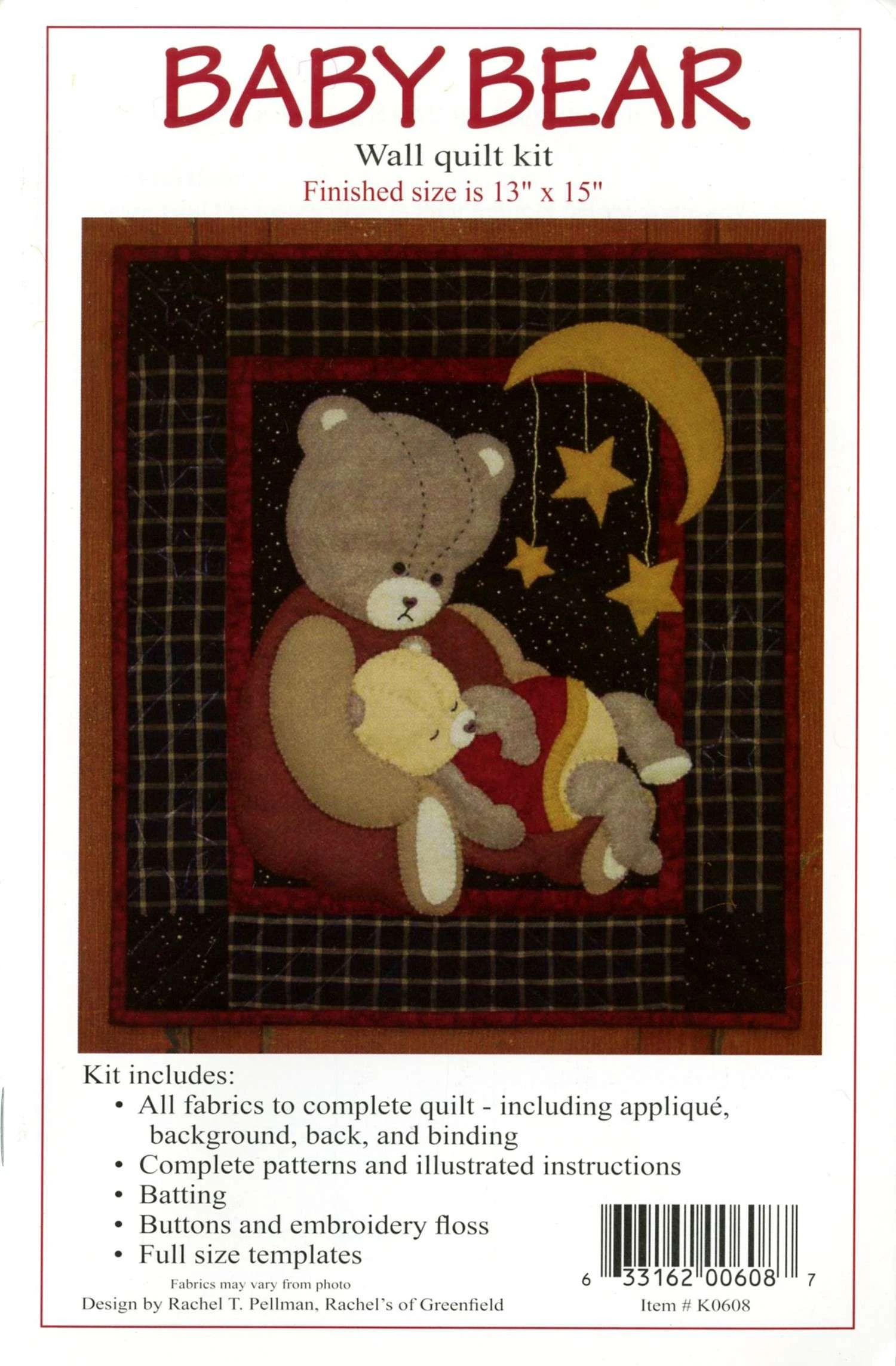 Baby Bear Wall Quilt Kit By Rachel Pellman 1 Baby Bear Wall Quilt Kit By Rachel Pellman