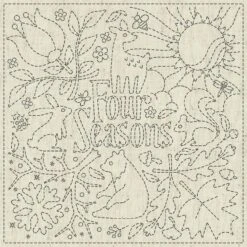 Sashiko Pattern Cloth Four Seasons