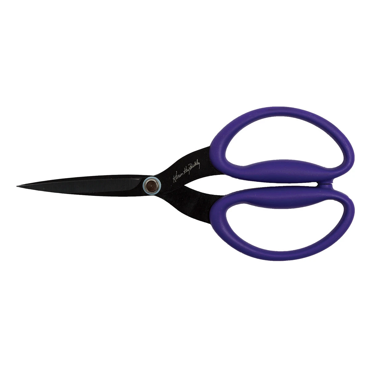 Karen Kay Buckley 7-1/2 Inch Purple Scissors 1 Karen Kay Buckley 7-1/2 Inch Purple Scissors