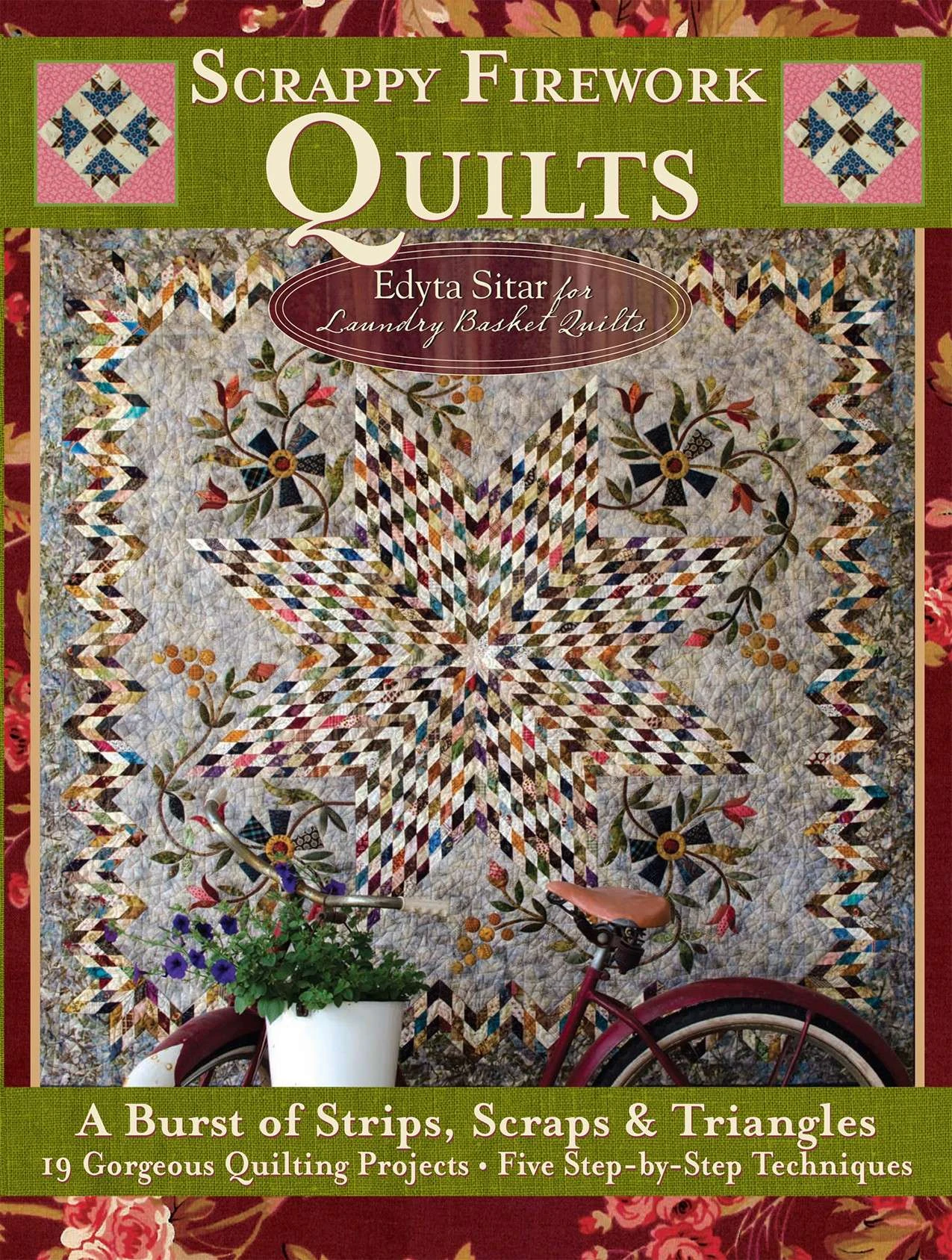 Scrappy Firework Quilts - A Blast Of Strips, Scraps & Triangles- Softcover 1 Scrappy Firework Quilts - A Blast Of Strips, Scraps & Triangles- Softcover