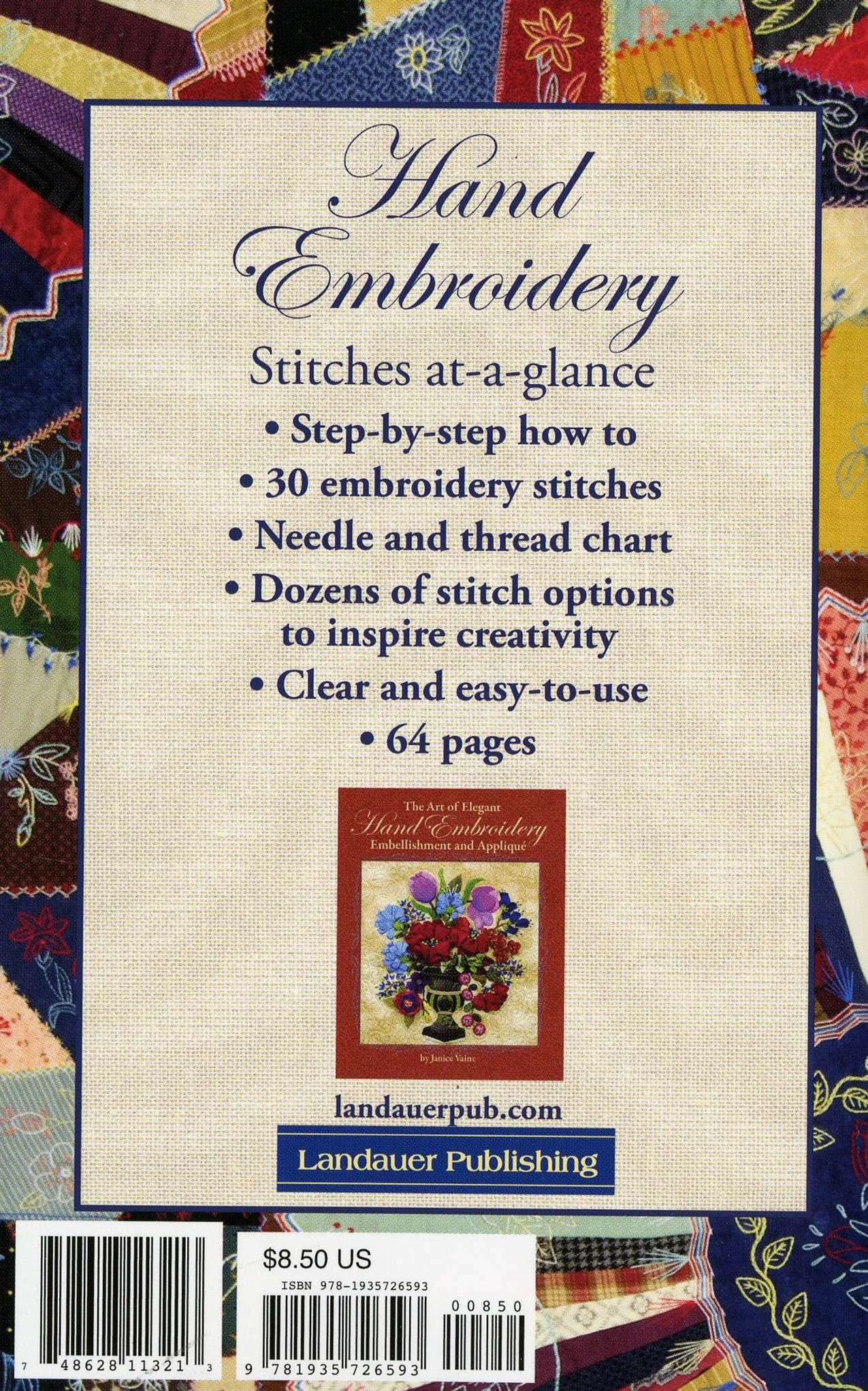 Hand Embroidery Stitches At-a-glance - Softcover 2 Hand Embroidery Stitches At-a-glance - Softcover - Image 2