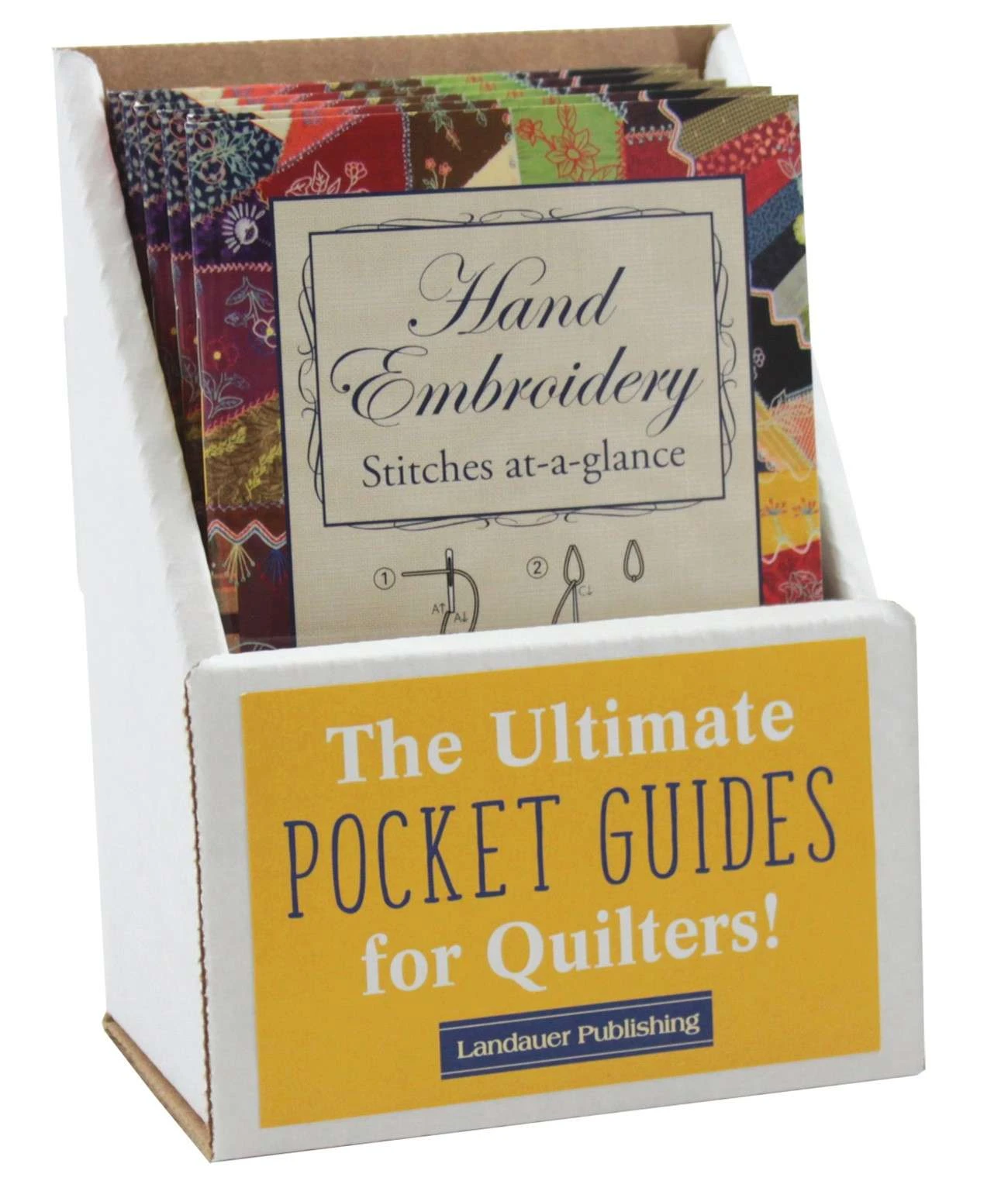 Hand Embroidery Stitches At-A-Glance Pocket Guide Displays 1 Hand Embroidery Stitches At-A-Glance Pocket Guide Displays