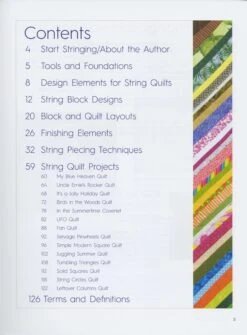 String Quilt Style - Softcover 5 String Quilt Style - Softcover -Keepsake Quilting Shop L26821 03