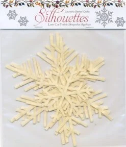Silhouettes - Snowflakes White Pre-Cut Applique Pieces By Edyta Sitar
