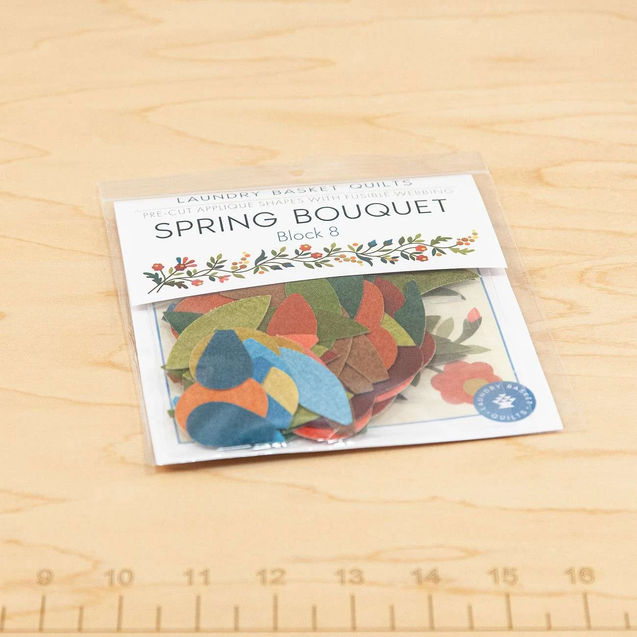 Spring Bouquet LT Silhouettes - Block 8 Applique Shapes 2 Spring Bouquet LT Silhouettes - Block 8 Applique Shapes - Image 2
